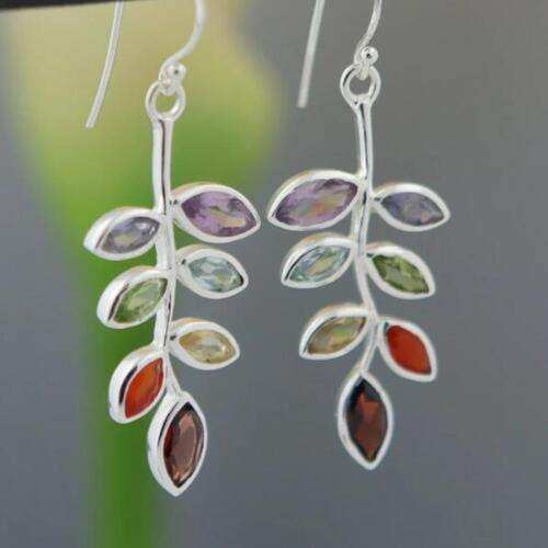 Leaf Shape Alloy Earrings - Trendsi - Flyclothing LLC