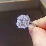 1 Carat Moissanite 925 Sterling Silver Ring - Trendsi - Flyclothing LLC