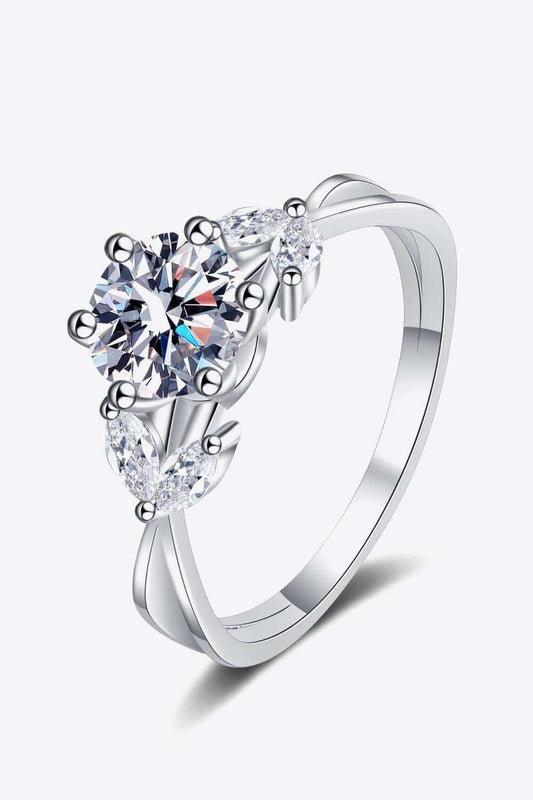 Come With Me 1 Carat Moissanite Ring - Trendsi - Flyclothing LLC