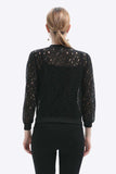 Openwork Zip Up Jacket - Trendsi - Flyclothing LLC