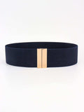 Alloy Buckle Elastic Belt - Trendsi - Flyclothing LLC