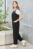 Double Take Full Size Sleeveless Straight Jumpsuit - Trendsi - Flyclothing LLC