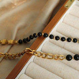 Bead Detail Chunky Chain Necklace - Trendsi - Flyclothing LLC