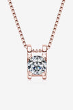 Moissanite 925 Sterling Silver Necklace - Trendsi - Flyclothing LLC