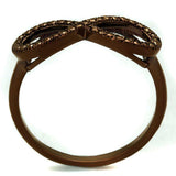 Alamode IP Coffee light Brass Ring with AAA Grade CZ in Light Coffee - Alamode - Flyclothing LLC