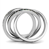 Alamode Rhodium Brass Ring with Synthetic Synthetic Glass in Montana - Alamode - Flyclothing LLC