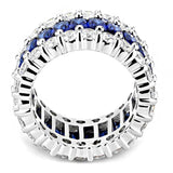 Alamode Rhodium Brass Ring with Synthetic in Montana - Alamode - Flyclothing LLC