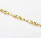 Alamode Flash Gold Brass Bracelet with AAA Grade CZ in Clear - Alamode - Flyclothing LLC