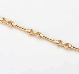 Alamode Flash Rose Gold Brass Bracelet with AAA Grade CZ in Clear - Alamode - Flyclothing LLC