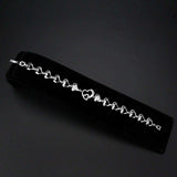 Alamode Rhodium Brass Bracelet with AAA Grade CZ in Clear - Alamode - Flyclothing LLC