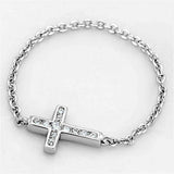 Alamode Rhodium Brass Ring with AAA Grade CZ in Clear - Alamode - Flyclothing LLC