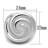 Alamode Rhodium Brass Ring with No Stone - Alamode - Flyclothing LLC