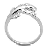 Alamode Rhodium Brass Ring with No Stone - Alamode - Flyclothing LLC