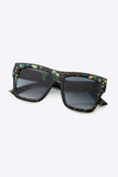 UV400 Patterned Polycarbonate Square Sunglasses - Trendsi - Flyclothing LLC