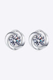 Feeling Fun Moissanite Stud Earrings - Trendsi - Flyclothing LLC