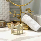 Natural Soapstone Circle of Friends Sculpture - Smolart - Flyclothing LLC