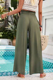 Smocked Wide Leg Pants with Pockets - Trendsi - Flyclothing LLC
