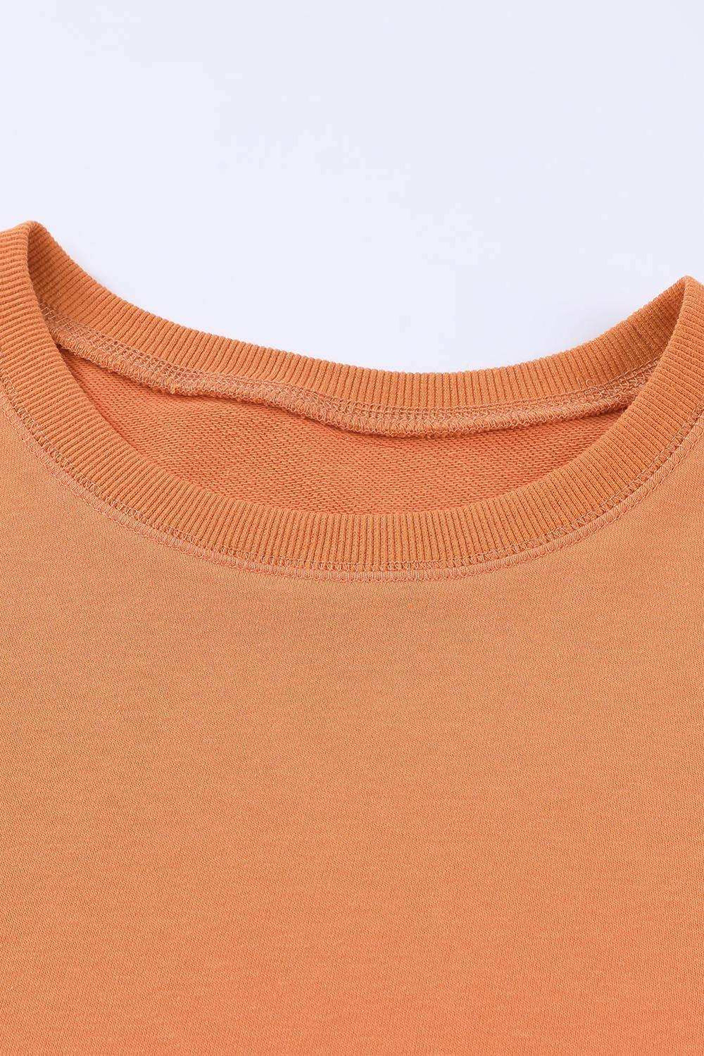 Side Slit Drop Shoulder Sweatshirt - Trendsi - Flyclothing LLC