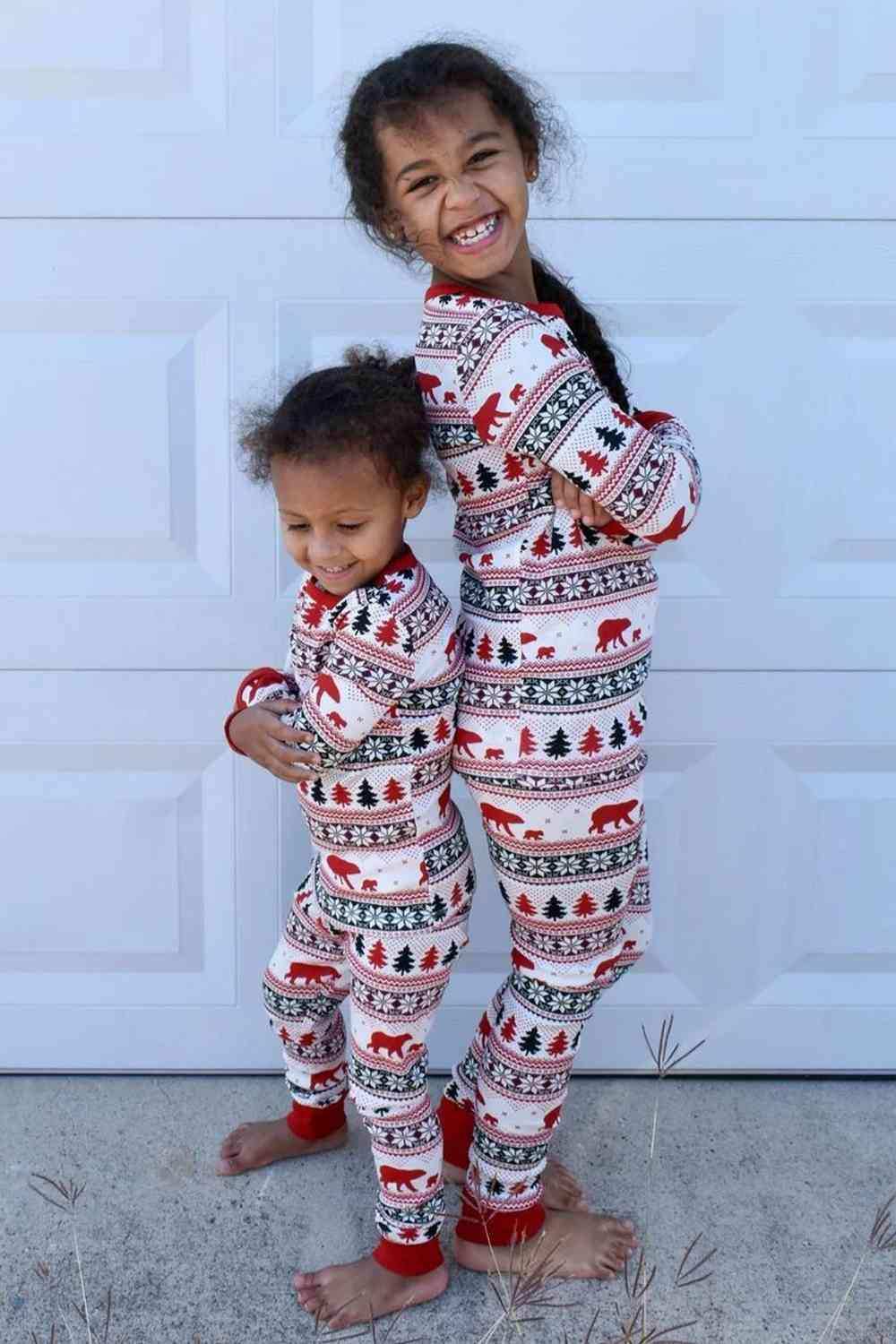 Christmas Long Sleeve Jumpsuit - Trendsi - Flyclothing LLC