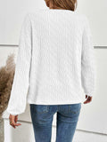 Half Button Long Sleeve Top - Trendsi - Flyclothing LLC