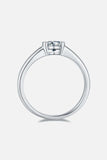 Moissanite 925 Sterling Silver Solitaire Ring - Trendsi - Flyclothing LLC