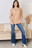 And The Why Tassel Detail Long Sleeve Sweater - Trendsi - Flyclothing LLC