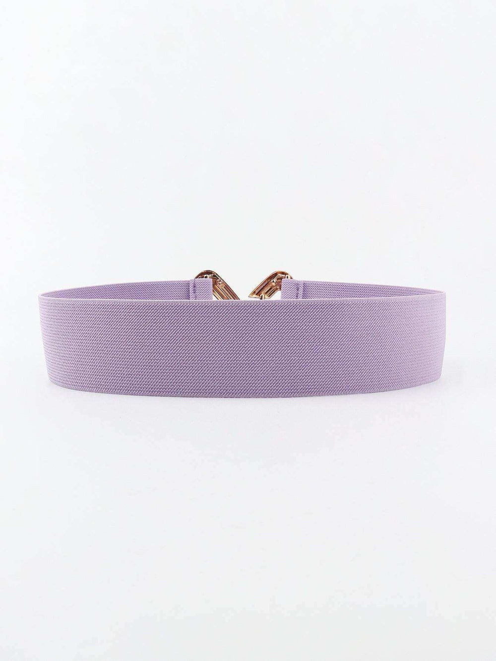 Geometric Buckle Elastic Wide Belt - Trendsi - Flyclothing LLC