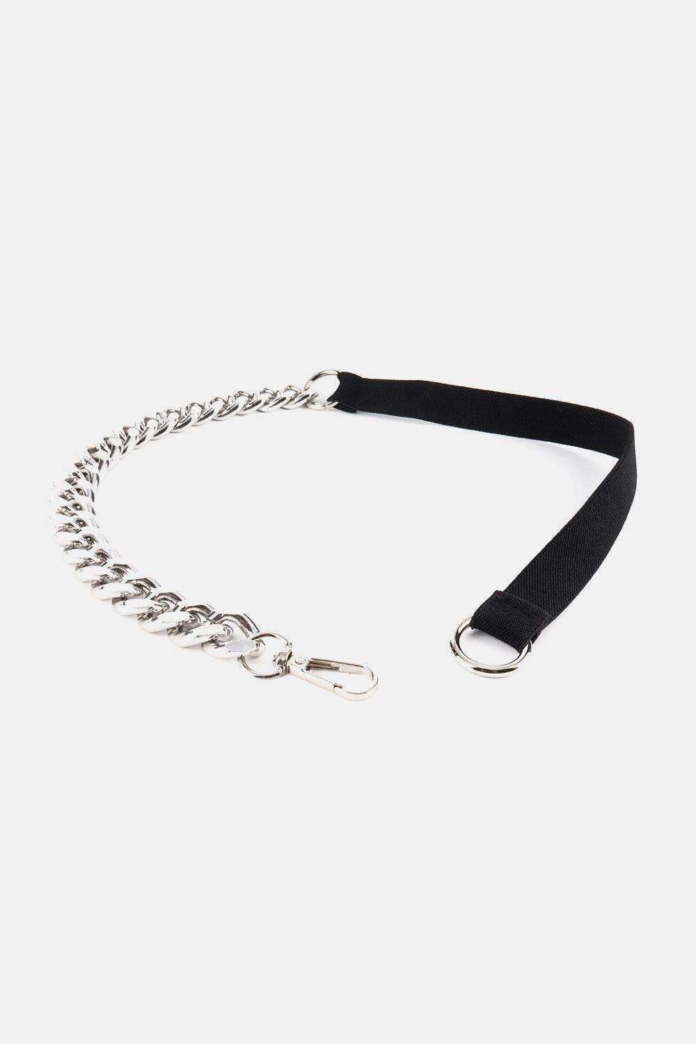 Half Alloy Chain Elastic Belt - Trendsi - Flyclothing LLC