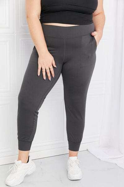 Leggings Depot Full Size Pocketed High Waist Pants - Trendsi - Flyclothing LLC