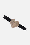 Rhinestone Heart Buckle Elastic Belt - Trendsi - Flyclothing LLC