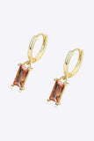 Retro 925 Sterling Silver Cubic Zirconia Drop Earrings - Trendsi - Flyclothing LLC