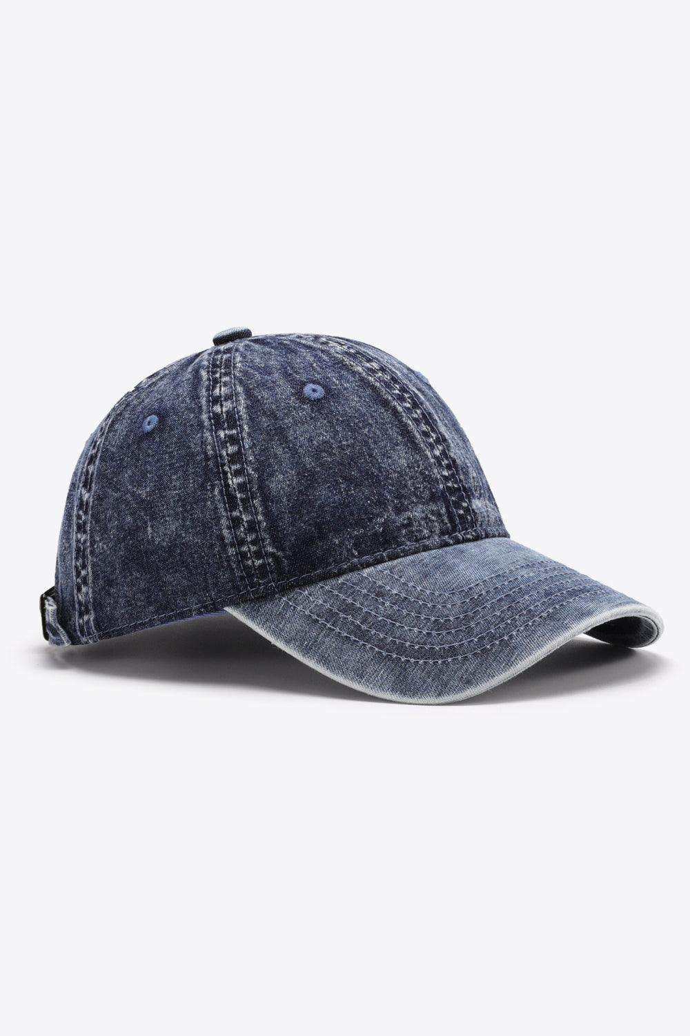 Plain Adjustable Baseball Cap - Trendsi - Flyclothing LLC