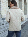Snap Down Collared Jacket - Trendsi - Flyclothing LLC