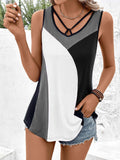 Color Block Tank Top - Trendsi - Flyclothing LLC