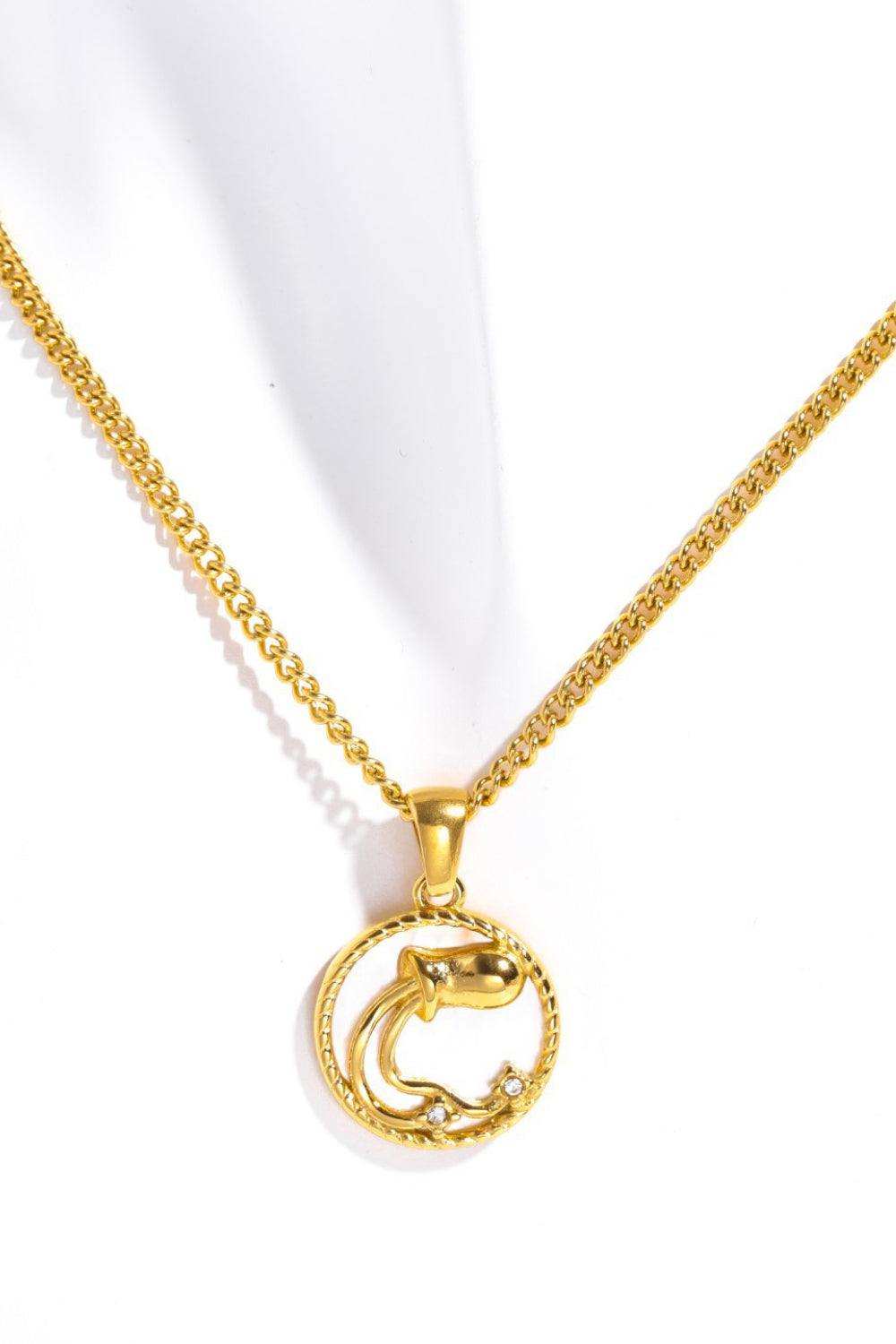 Constellation Pendant Stainless Steel Necklace - Trendsi - Flyclothing LLC