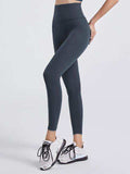 Wide Waistband Sports Leggings - Trendsi - Flyclothing LLC