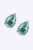 2 Carat Moissanite Teardrop Earrings - Trendsi - Flyclothing LLC