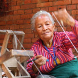 Macrame Coasters in Blush with fringe, Set of 4 - Beaurer Creations - Flyclothing LLC