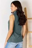 Basic Bae Full Size Ribbed Turtleneck Tank - Trendsi - Flyclothing LLC