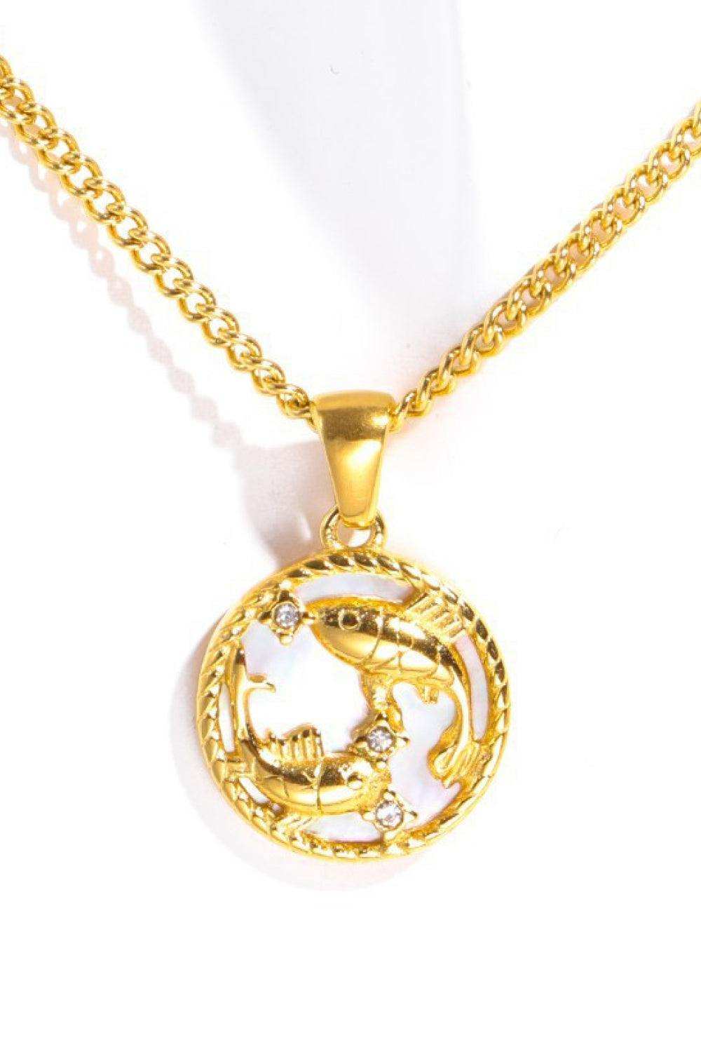 Constellation Pendant Stainless Steel Necklace - Trendsi - Flyclothing LLC