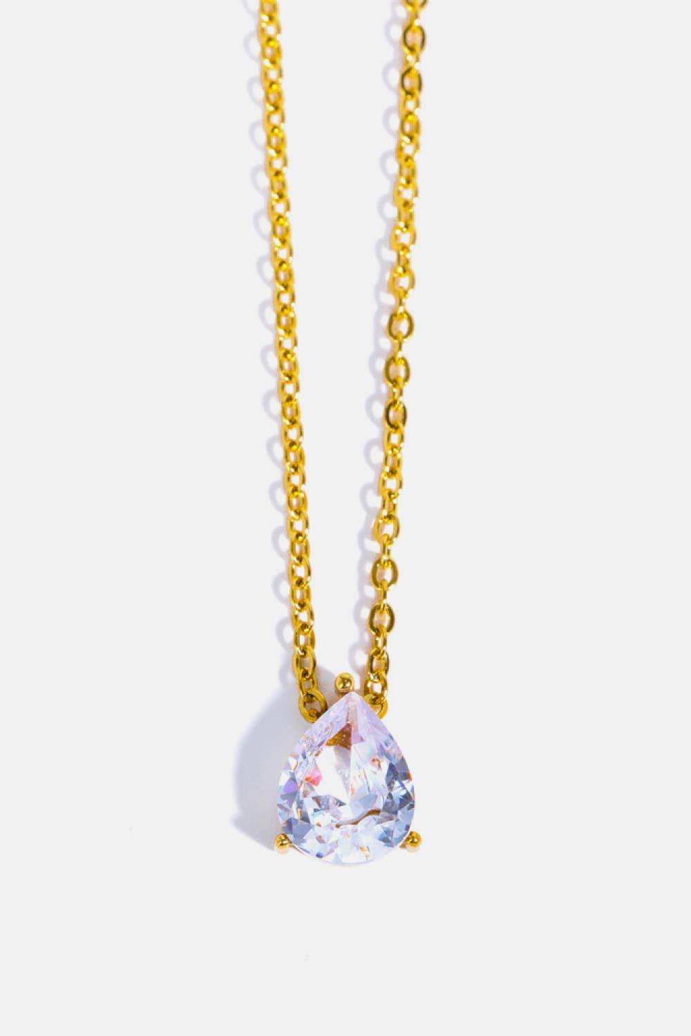 Stainless Steel Geometrical Shape Necklace - Trendsi - Flyclothing LLC