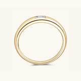 925 Sterling Silver Inlaid Moissanite Ring - Trendsi - Flyclothing LLC