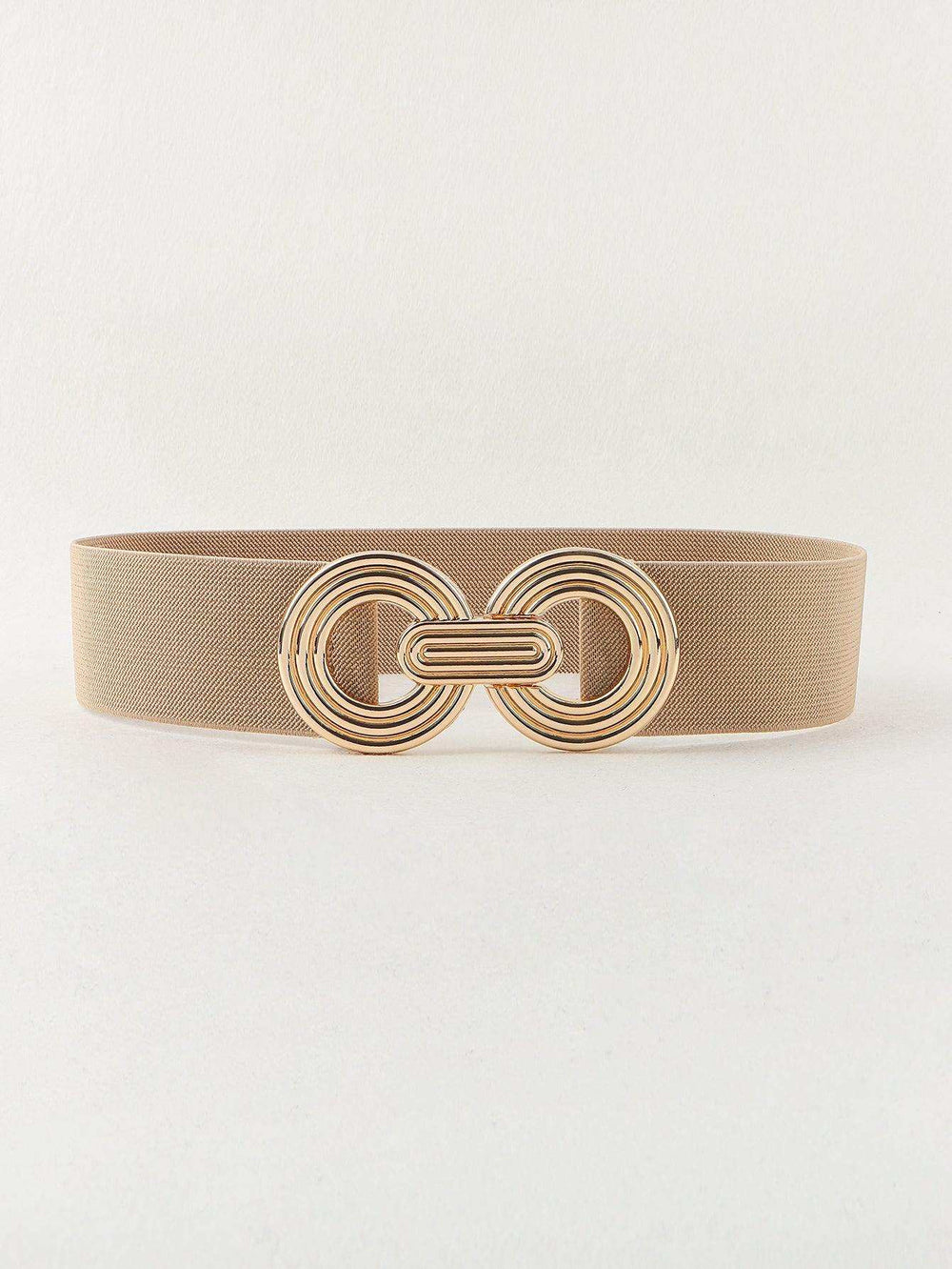 Geometric Buckle Elastic Wide Belt - Trendsi - Flyclothing LLC
