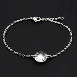 Alamode Rhodium Brass Bracelet with AAA Grade CZ in Clear - Alamode - Flyclothing LLC