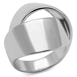 Alamode Rhodium Brass Ring with No Stone - Alamode - Flyclothing LLC