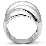 Alamode Rhodium Brass Ring with No Stone - Alamode - Flyclothing LLC
