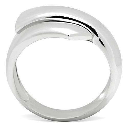 Alamode Rhodium Brass Ring with No Stone - Alamode - Flyclothing LLC