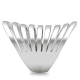 Alamode Rhodium Brass Ring with No Stone - Alamode - Flyclothing LLC