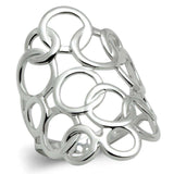 Alamode Rhodium Brass Ring with No Stone - Alamode - Flyclothing LLC