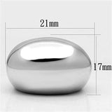 Alamode Rhodium Brass Ring with No Stone - Alamode - Flyclothing LLC